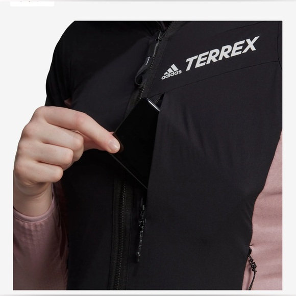 ADIDAS Techrock Flooce Wind Hooded Jacket - Women's - Picture 5 of 7